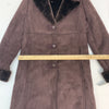 Larry Levine Sport Purple Long Overcoat Size XS
