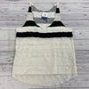 We The Free Boutique Ivory Black Sleeveless Lace Tank Top T-Shirt Women Size L N