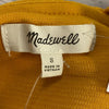 Madewell Mustard Crop Layered Blouse Tank Top Women Size S NEW