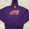 Five Hills Purple Quackity Night Drive Hoodie Sweatshirt Men Size S