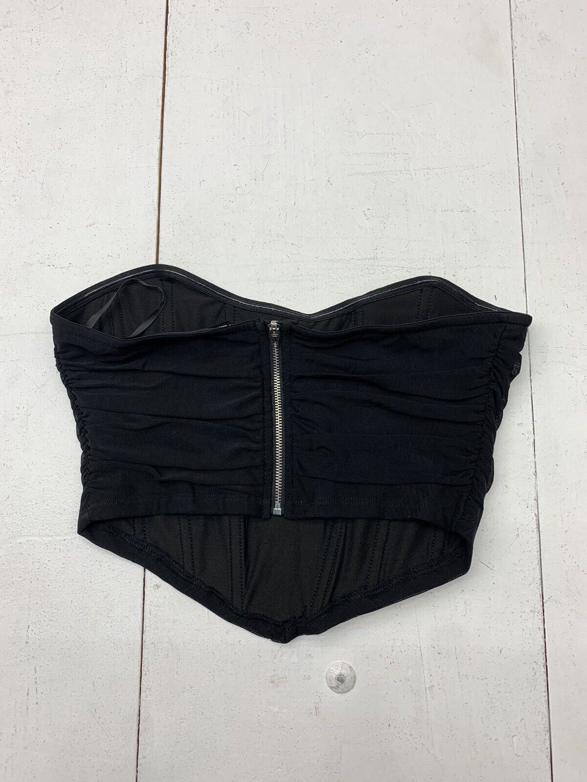 Shein Womens Black Cropped Corset Top Size Medium - beyond exchange