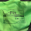 Ralph Lauren L-RL Sport Black Neon Green Nylon vest Sleeveless Women Size XL Pac