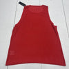 Jogal Red Mesh Fitted Muscle Tank Mens Size Medium