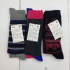 Ultra Socks Blue Grey Red Dress Socks Size 10-13 6 Pack 2 Pairs Each Design