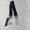 Marc Jacobs Black &amp; Purple Abstract Bag Strap $85