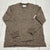 Old Navy Brown Cozy-Knit Long-Sleeve Henley T-Shirt Men’s Size XL NEW