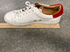 Officina Slowear White leather Rust Red Low Top trainers Sneakers Size 9.5 51