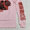 My Hero Academia Pink Graphic Anime Long Sleeve T-Shirt Adult Size S NEW Funimat