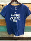 MLB Kansas City Royals Women&#39;s Short Sleeve  T Shirt - size Large