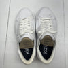 Kizik Irvine White/Ivory Stretch Canvas Sneakers Wkmens 7.5 New Defect $99