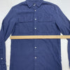 H&amp;M Mens Blue Long Sleeve Button Up Size XS