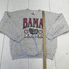 Vintage Bama Alabama University Grey Pullover Sweatshirt Womens Size Large