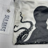 Sea Bags White Nylon Octopus Slim Crossbody Bag New Defect