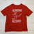 Mens Gap Red Short Sleeve Size Large