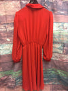 Vintage R&amp;K WOMAN Originals Long Sleeve Red Dress Sz 12