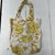 Faithful The Brand White Yellow Floral Tote Bag Handmade Of Excess Fabric