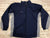 Vintage Reebok Windbreaker Track Jacket Men Size Large Blue Grey Stitched