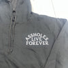 A Holes Live Forever Black Graphic Skull Hoodie Unisex Adults Large $70