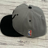 San Antonio Spurs NBA Gray Baseball Hat Adjustable Snapback Adult One Size