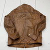 Derimod Expo Brown Hugo Leather Jacket Mens Size Medium