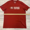 San Francisco 49ers Red Short Sleeve Shirt Size Large
