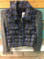 NEW Kiwi Tucker Boutique Gray Blue Snap Close Basic Wool Jacket Women Size 8