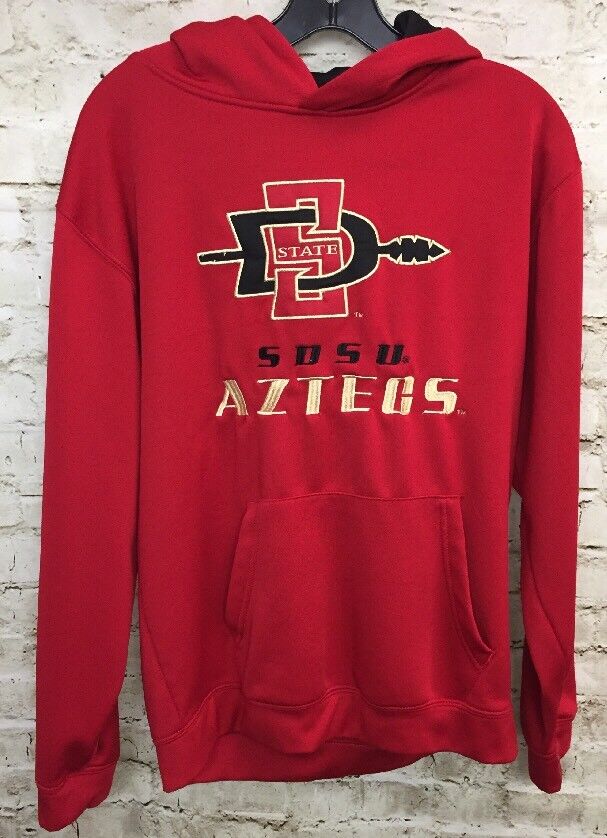 Colosseum Red SDSU South Dakota State Aztecs Hoodie Sweater Youth Size 20 XL