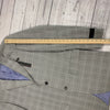 Fubu The collection Grey Plaid Suit Unhemmed Pants Size 38L