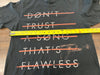 21 Twenty One Pilots Black T-Shirt “Don’t Trust A Song That’s Flawless”