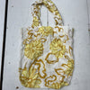 Faithful The Brand White Yellow Floral Tote Bag Handmade Of Excess Fabric