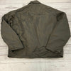 James Perse Green Nylon Zip Up Bomber Jacket Men Size 2 Small