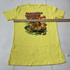 Vintage 80&#39;s Survived A Caribbean Cruise St Thomas Yellow T-Shirt Size Large