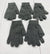 Wild Fable Dark Gray Knit Gloves One Size Touch-Screen Compatible (5 PAIRS) NEW