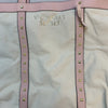 Victoria Secret One Size Tote Bag Purse Beige And Pink