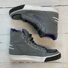 Puma 349472 01 Hooper Mid Perforated Grey Purple Basketball Shoes Men’s Size 7 *
