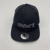 New Era Black Quiet Embroidered Adjustable Trucker Hat Unisex Adults OS