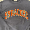Vintage Champion Reverse Weave Navy Syracuse Crewneck Sweatshirt Mens Size Small