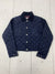 Tommy Hilfiger Womens Navy Blue Button Up Jacket Size Small