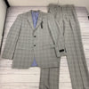 Fubu The collection Grey Plaid Suit Unhemmed Pants Size 38L