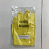 1 Pair Yellow Rubber Gloves Size XL 10-10 1/2