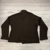 Lafayette 148 Womens Brown Knit Button up sweater size XL