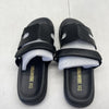 Dream Pairs Black Faux Leather Platform Slide Sandals Women’s Size 8.5