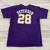 Minnesota Vikings NFL Purple Short Sleeve T Shirt Men Size Large Peterson 28