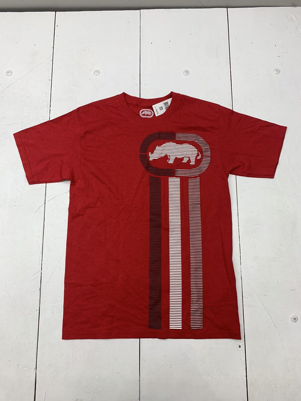 Ecko Unltd Mens Red Graphic Short Sleeve Shirt Size Medium