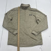Under Armour Green 1/2 Zip Fleece Pullover Sweater Mens Size Medium