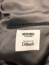 NEW Murano Collezione Gray Stripe Modern Blazer Mens 46R