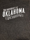 University Of Oklahoma OU T Shirt Gray Tee Short Sleeve Go Sonners Mens Large