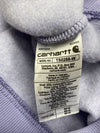 Carhartt Purple Relaxed Fit Midweight Logo Sleeve Hooded Sweatshirt Women Size M