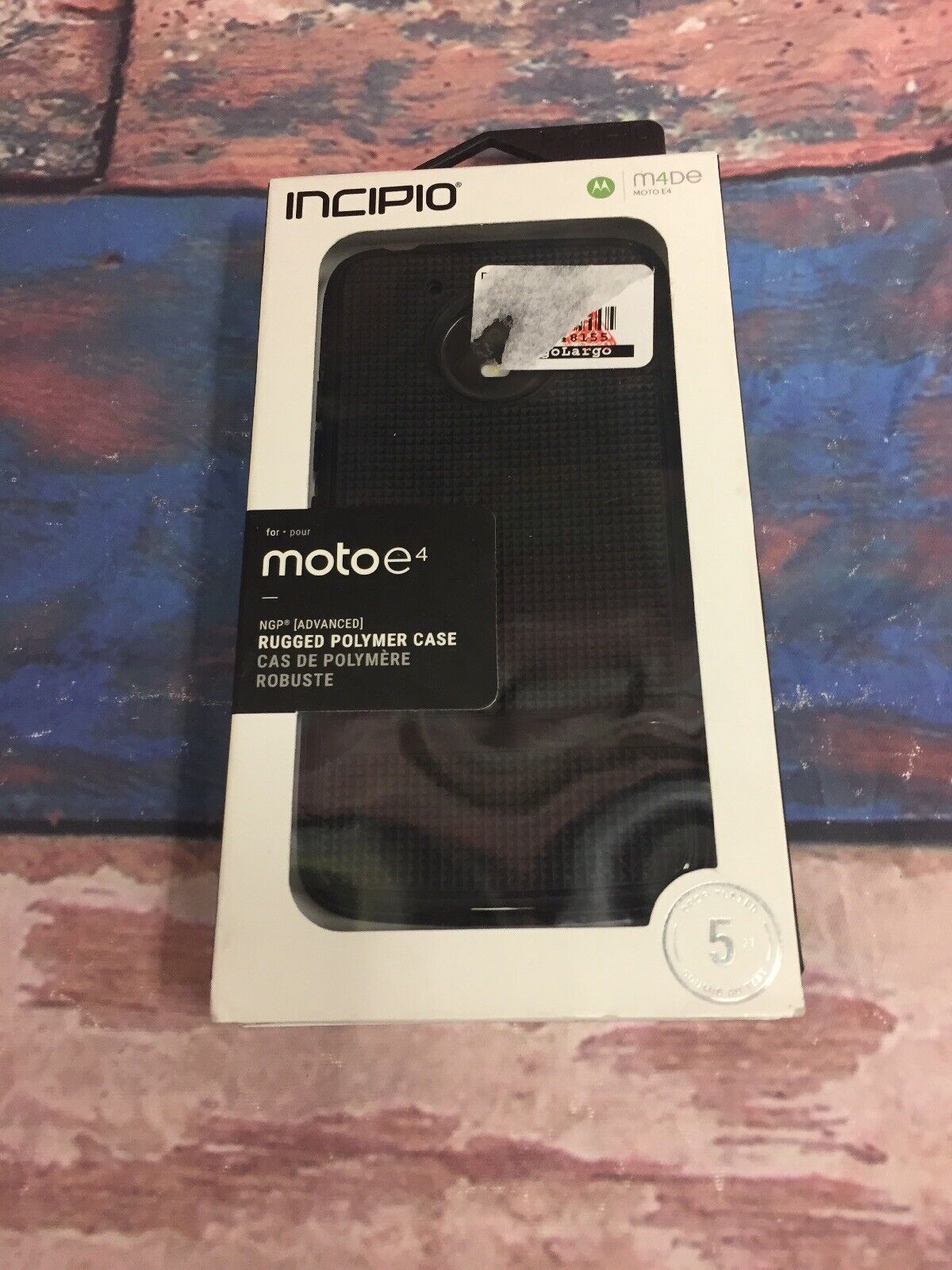 NEW INCIPIO Motorola Moto E4 Rugged Polymer Case NGP Advanced Black