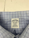 Brooks Brothers Blue Purple Check Print Long Sleeve Button Up Size Large